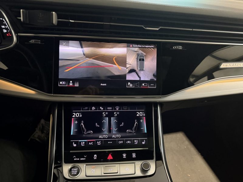 AUDI Q7 - 60 TFSI E - 462 cv - Hybride - S TRONIC - 2021 - Caméra 360 - CarPlay - Attelage