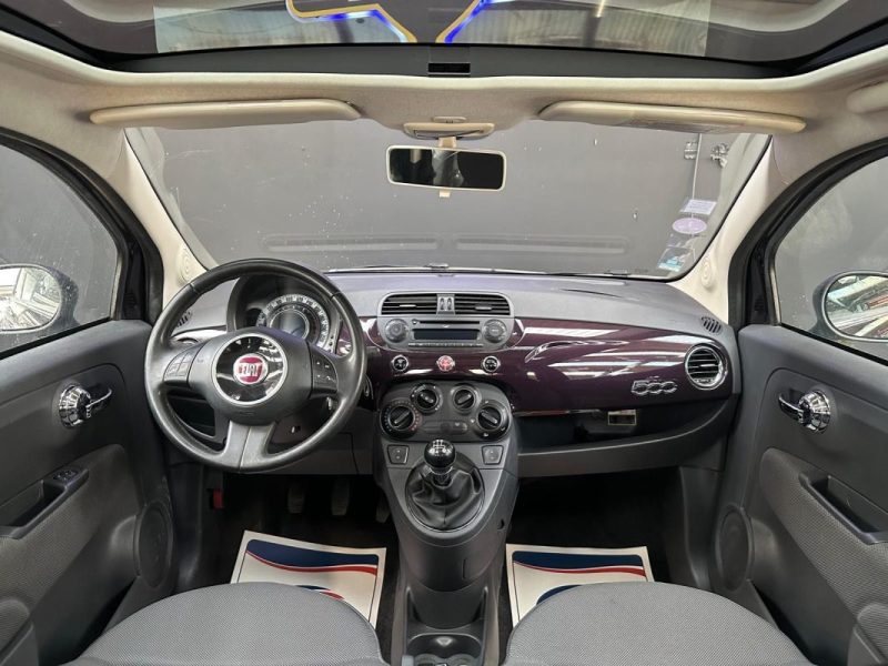 FIAT 500 1.2 70CH Toit Panoramique