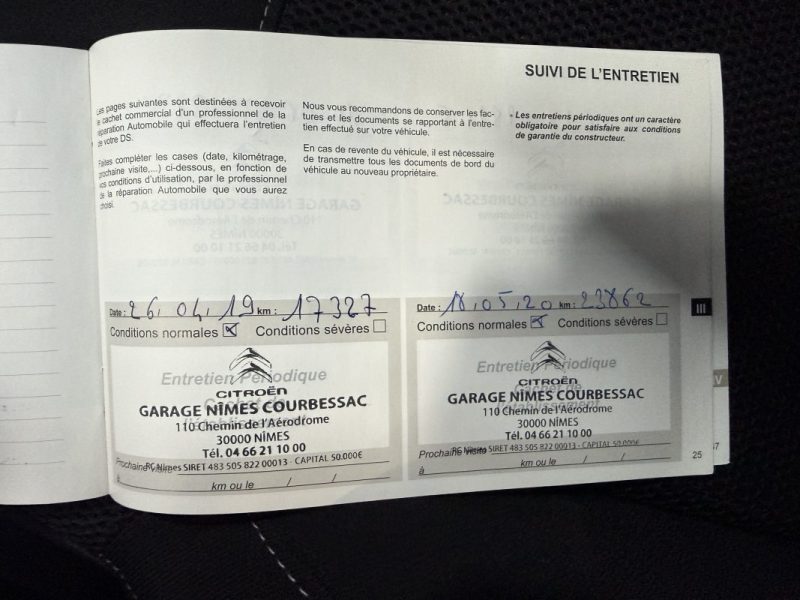 DS DS3 1.2 TURBO 110 BE CHIC 2016