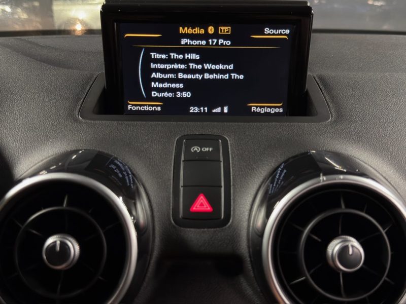 AUDI A1 PHASE 2 SPORTBACK 1.4 TFSI 125 Cv 5 PORTES / 39 500 Kms - GARANTIE 1 AN