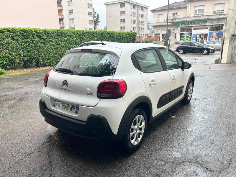 CITROEN C3 1.2 83CH 2 PLACES PRIX TTC : 4990 € PRIX HT : 4158 €
