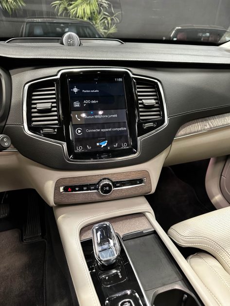 MAGNIFIQUE VOLVO XC90 7 PLACES 303 CH + 87 CH INSCRIPTION LUXE (SONO BOWERS ET WILKINS,TOIT OUVRANT)