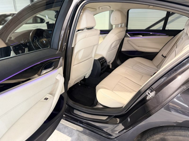 BMW SERIE 5 - G30 - 530e - 252ch - BVA - Luxury - Sièges chauffant - Cuir - Caméra de recul