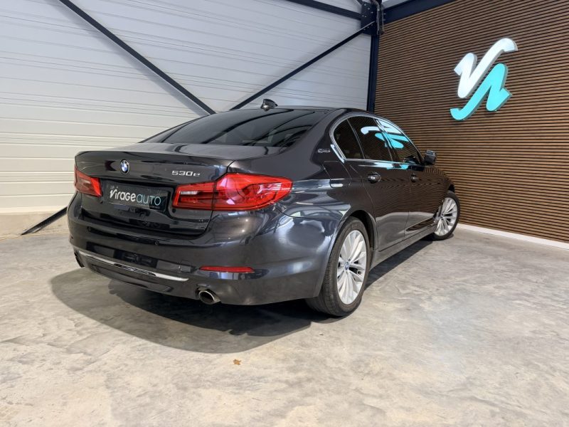 BMW SERIE 5 - G30 - 530e - 252ch - BVA - Luxury - Sièges chauffant - Cuir - Caméra de recul