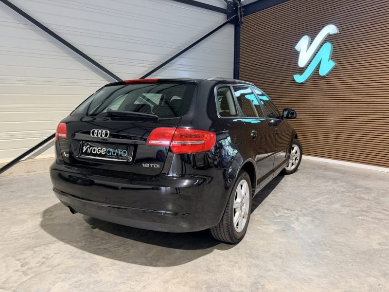 AUDI A3 SPORTBACK - 1.6 TDI 105cv - 2009 - Radar de recul - Régulateur de vitesse