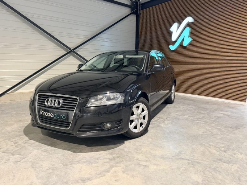 AUDI A3 SPORTBACK - 1.6 TDI 105cv - 2009 - Radar de recul - Régulateur de vitesse