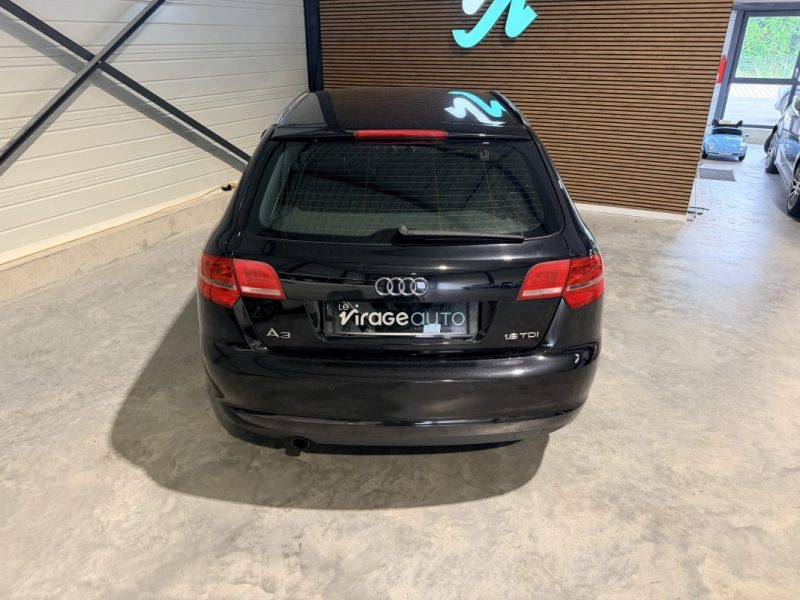 AUDI A3 SPORTBACK - 1.6 TDI 105cv - 2009 - Radar de recul - Régulateur de vitesse