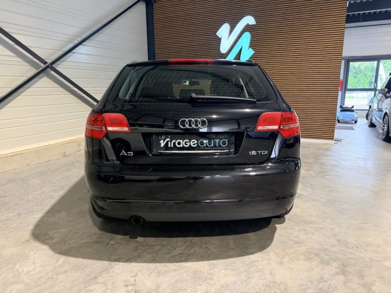 AUDI A3 SPORTBACK - 1.6 TDI 105cv - 2009 - Radar de recul - Régulateur de vitesse