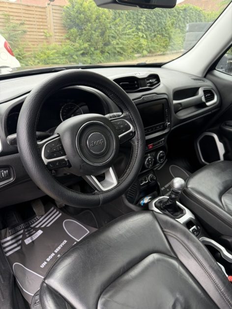 JEEP RENEGATE 1.6 M-JET LIMITED FWD 2015 - 65 324Kms - 120 CH - Premier Main - Suivit JEEP