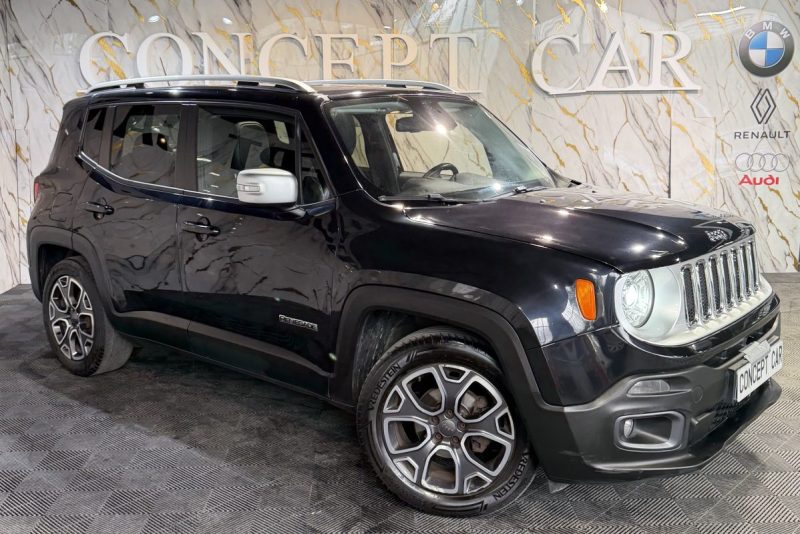 JEEP RENEGATE 1.6 M-JET LIMITED FWD 2015 - 65 324Kms - 120 CH - Premier Main - Suivit JEEP