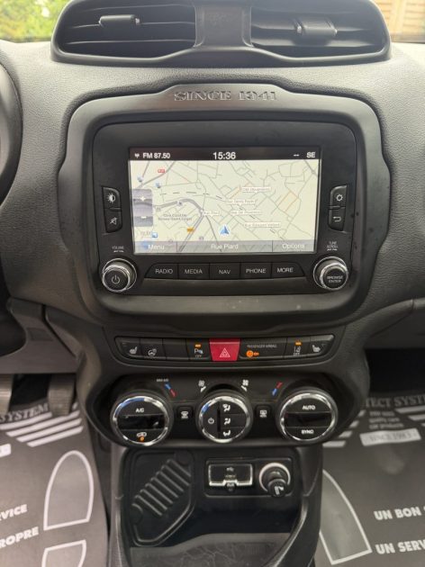 JEEP RENEGATE 1.6 M-JET LIMITED FWD 2015 - 65 324Kms - 120 CH - Premier Main - Suivit JEEP