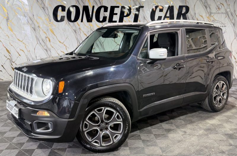 JEEP RENEGATE 1.6 M-JET LIMITED FWD 2015 - 65 324Kms - 120 CH - Premier Main - Suivit JEEP