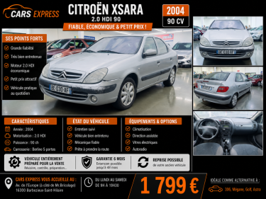 CITROEN XSARA 2.0 HDI SX GARANTIE 6MOIS