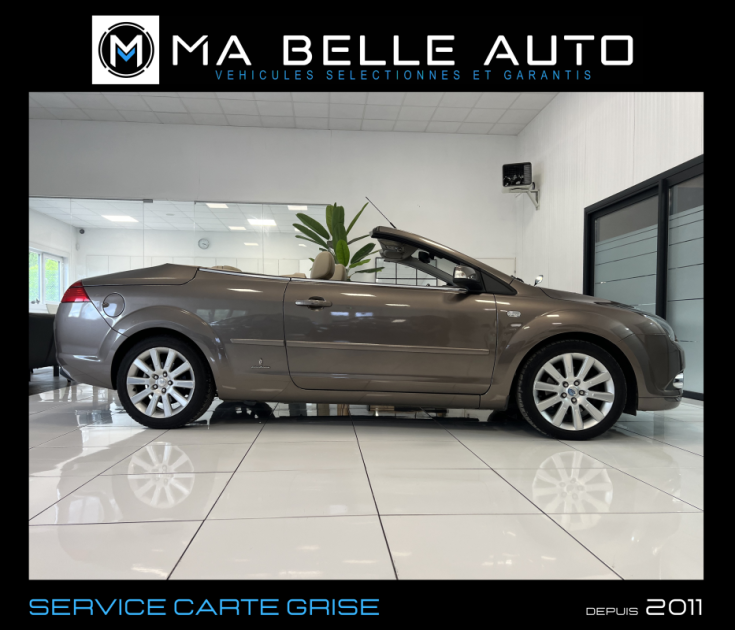FORD FOCUS CC 2.0 TDCI 136 TITANIUM / 1ère main carnet / GPS CUIR / 90 euros mensuel