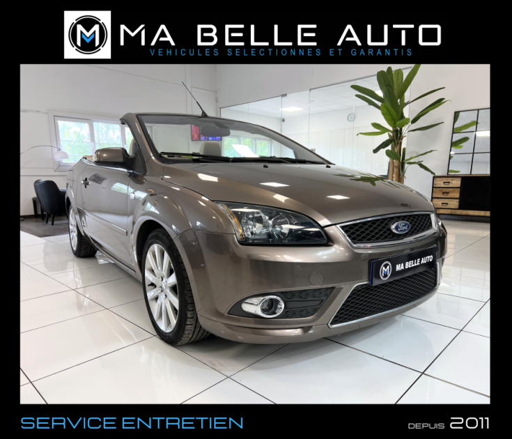 FORD FOCUS CC 2.0 TDCI 136 TITANIUM / 1ère main carnet / GPS CUIR / 90 euros mensuel