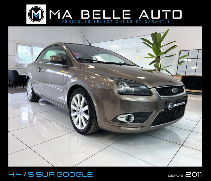 FORD FOCUS CC 2.0 TDCI 136 TITANIUM / 1ère main carnet / GPS CUIR / 90 euros mensuel