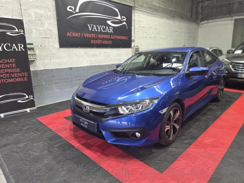 Superbe HONDA CIVIC 1.6 I-DTEC 120 ELEGANCE, Caméra de Recul, CarPlay, Garantie