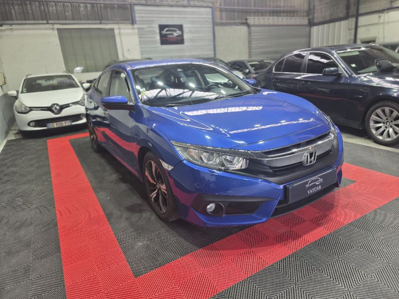 Superbe HONDA CIVIC 1.6 I-DTEC 120 ELEGANCE, Caméra de Recul, CarPlay, Garantie