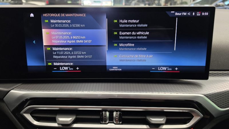 BMW SERIE 3  2023 G21 320I 184 M SPORT BVA8*1°Main*CAMERA*CUIR*LED*