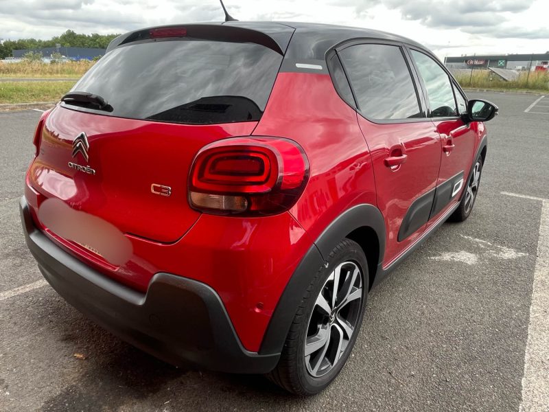CITROEN C3 1.2 PURETECH 83CV SHINE CARPLAY - SUIVI COMPLET  - DISTRIBUTION NEUVE - GARANTIE 6 mois 