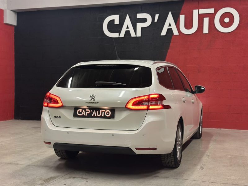 PEUGEOT 308 SW 1.5 BLUE HDI 130 ALLURE PACK EAT8 - Garantie jusqu'à 48 mois - Très bon état -