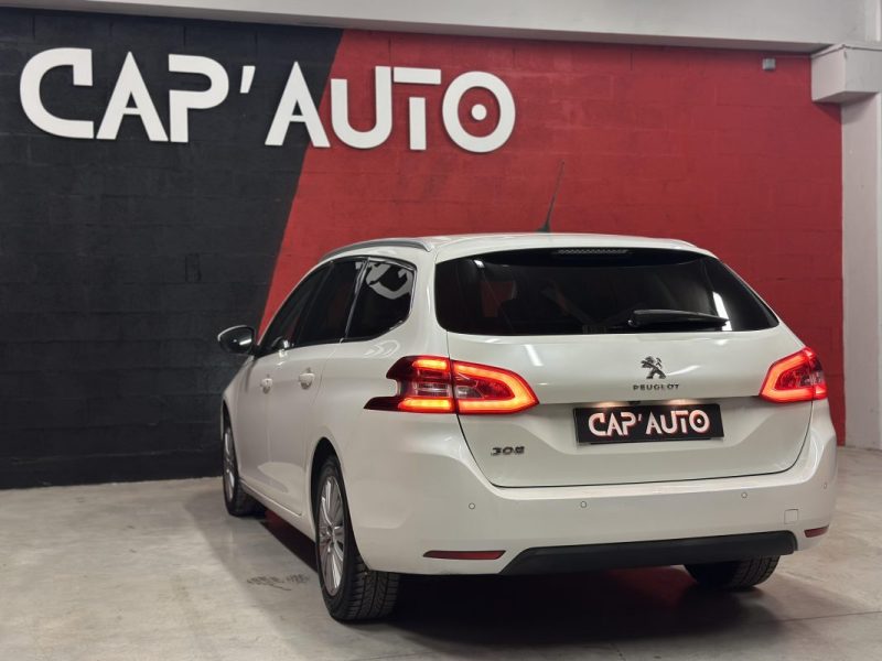PEUGEOT 308 SW 1.5 BLUE HDI 130 ALLURE PACK EAT8 - Garantie jusqu'à 48 mois - Très bon état -
