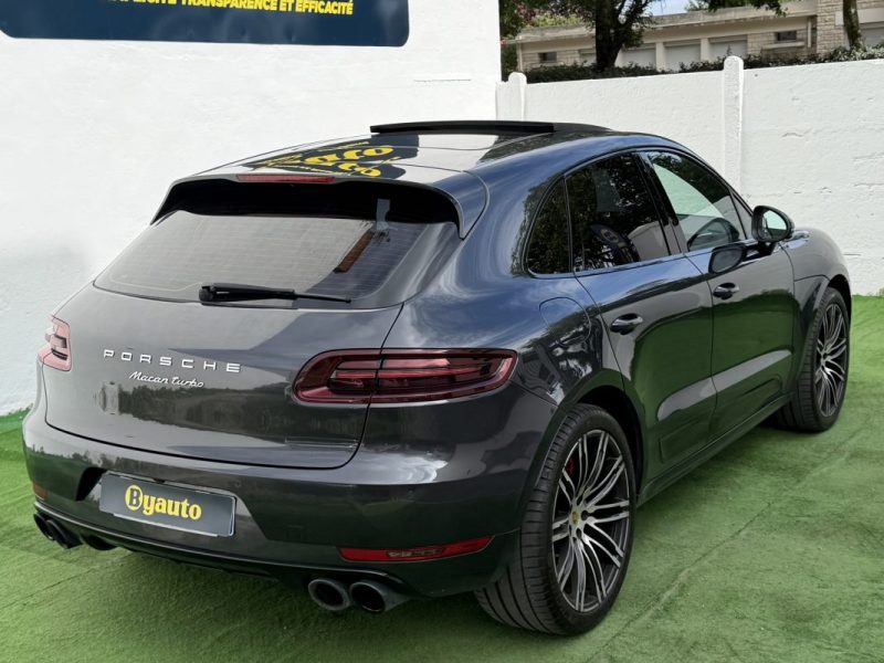 PORSCHE MACAN (2) 3.6 440 CV TURBO PACK PERFORMANCE / CARBONE / TOIT OUVRANT CAMERA 360  GARANTIE 6 MOIS 