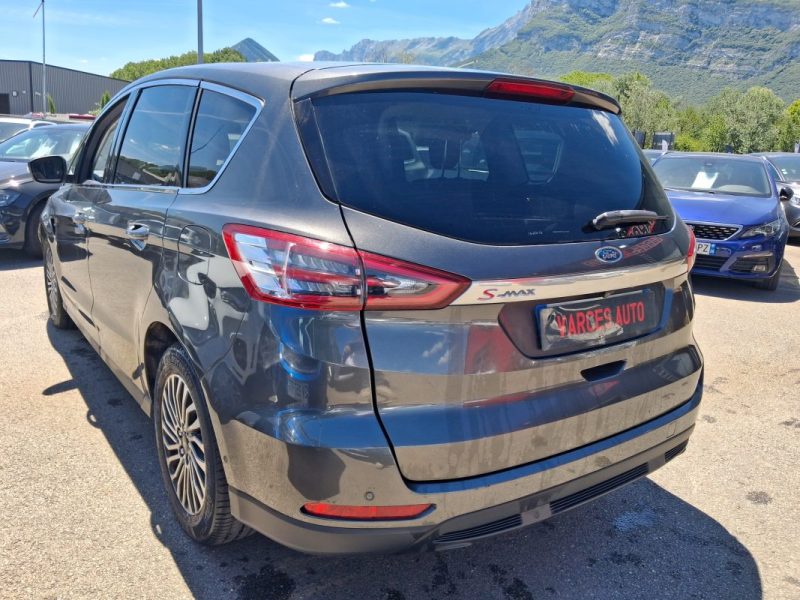 FORD S-MAX 2.0 ECO BLUE 150 CV BVA8 TITANIUM TOIT PANORAMIQUE SIEGES CHAUFFANTS 