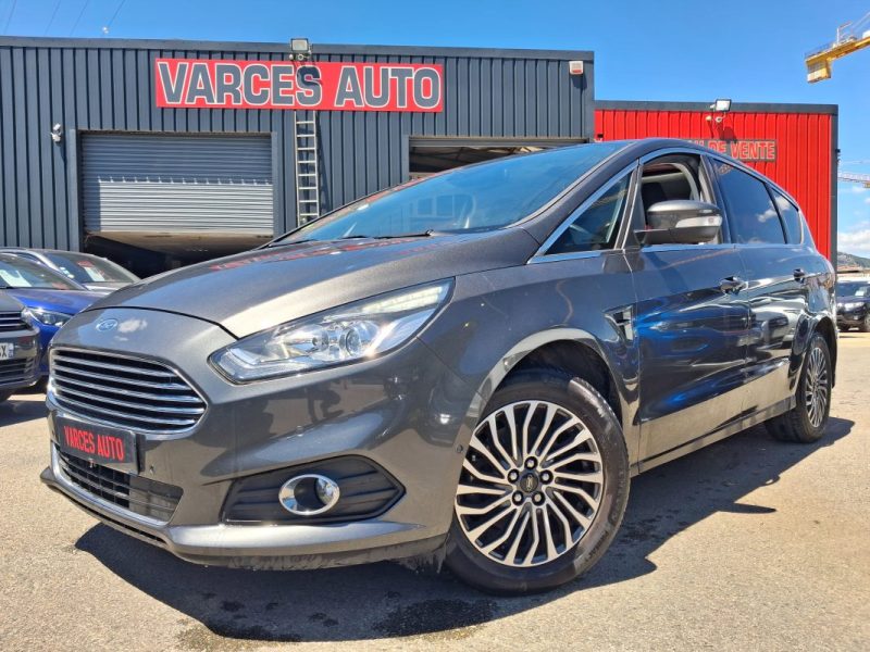 FORD S-MAX 2.0 ECO BLUE 150 CV BVA8 TITANIUM TOIT PANORAMIQUE SIEGES CHAUFFANTS 