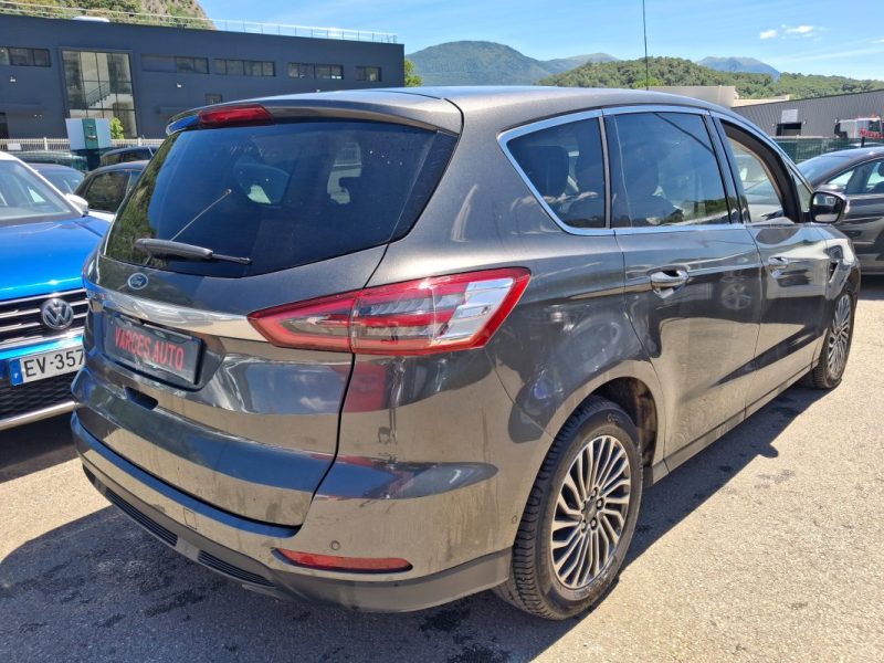 FORD S-MAX 2.0 ECO BLUE 150 CV BVA8 TITANIUM TOIT PANORAMIQUE SIEGES CHAUFFANTS 