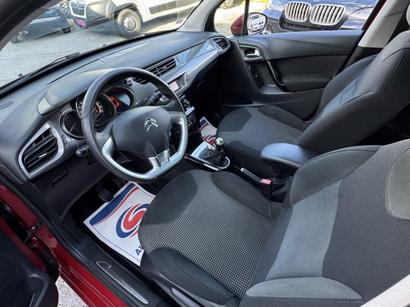 CITROEN C3 1.6 HDI 92Ch PACK EXCLUSIVE An08/2014 1er MAIN GARANTIE 6 MOIS