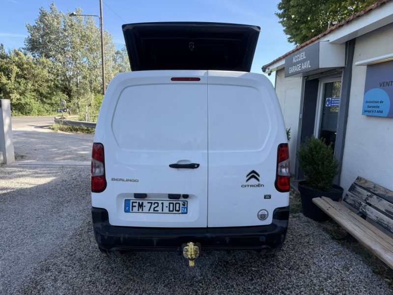 CITROEN BERLINGO III 1.6 BLUEHDI 100 3 PLACES CAMERA CAR PLAY GIRAFON 1000KG  2019 ATTELAGE 