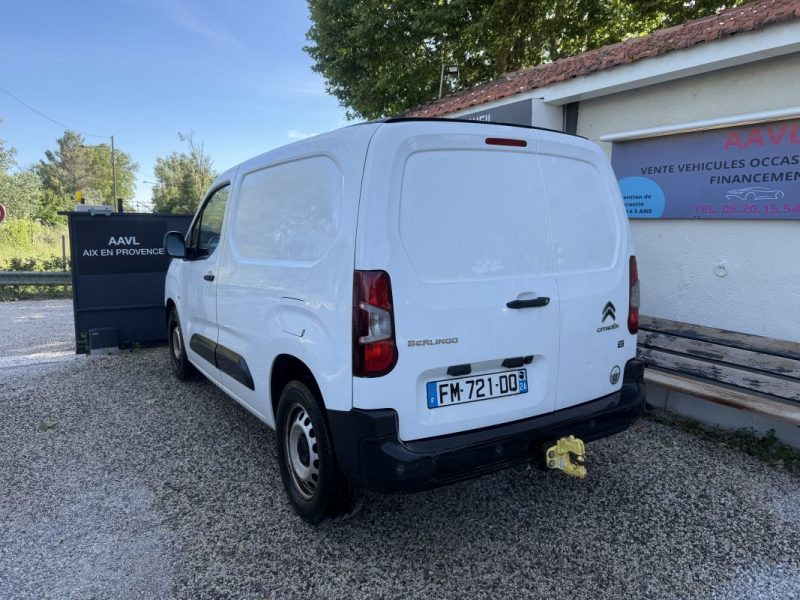 CITROEN BERLINGO III 1.6 BLUEHDI 100 3 PLACES CAMERA CAR PLAY GIRAFON 1000KG  2019 ATTELAGE 