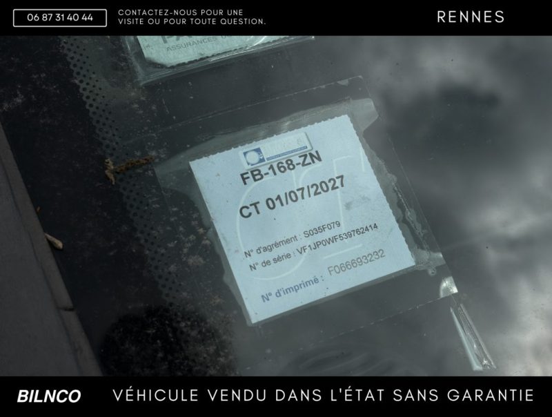 RENAULT MODUS / VENTE À MARCHAND / SANS GARANTIE / EXPORT POSSIBLE