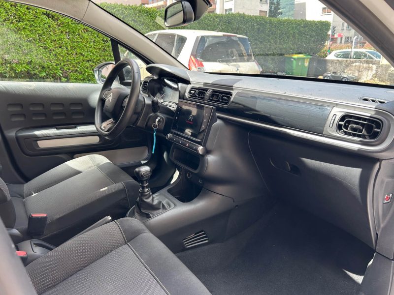 CITROEN C3 1.5 BLUE HDI 100 FEEL 03/2020 PRIX HT : 6658 € PRIX TTC : 7990 €
