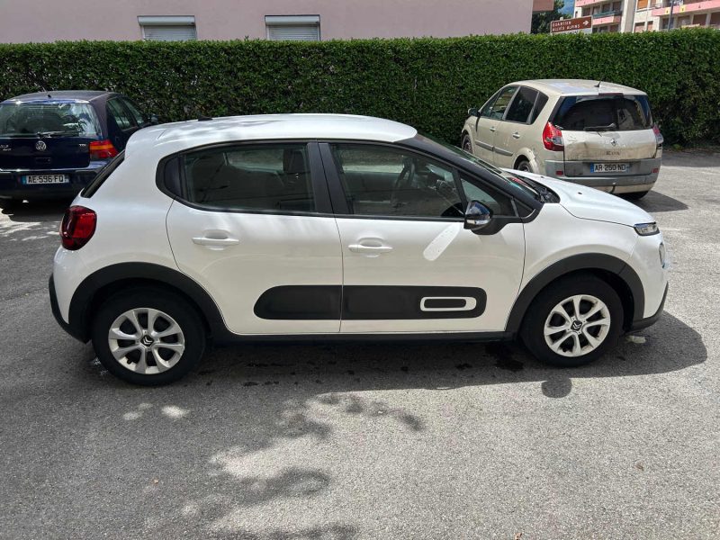CITROEN C3 1.5 BLUE HDI 100 FEEL 03/2020 PRIX HT : 6658 € PRIX TTC : 7990 €