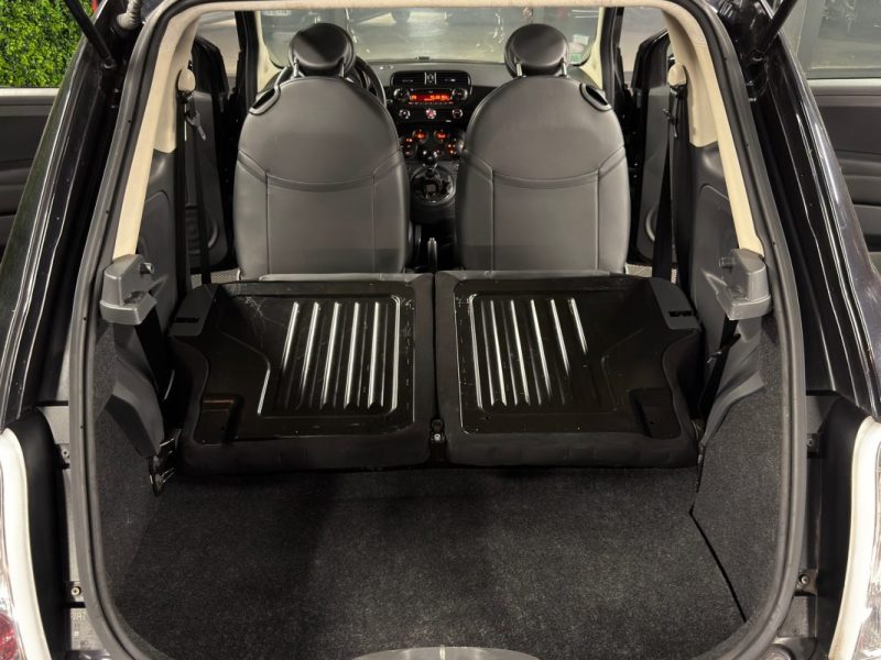 FIAT 500 II LOUNGE 1.2 69 Cv 1ERE MAIN 33 200 Kms INTERIEUR CUIR TOIT PANO CritAir1 - GARANTIE 1 AN