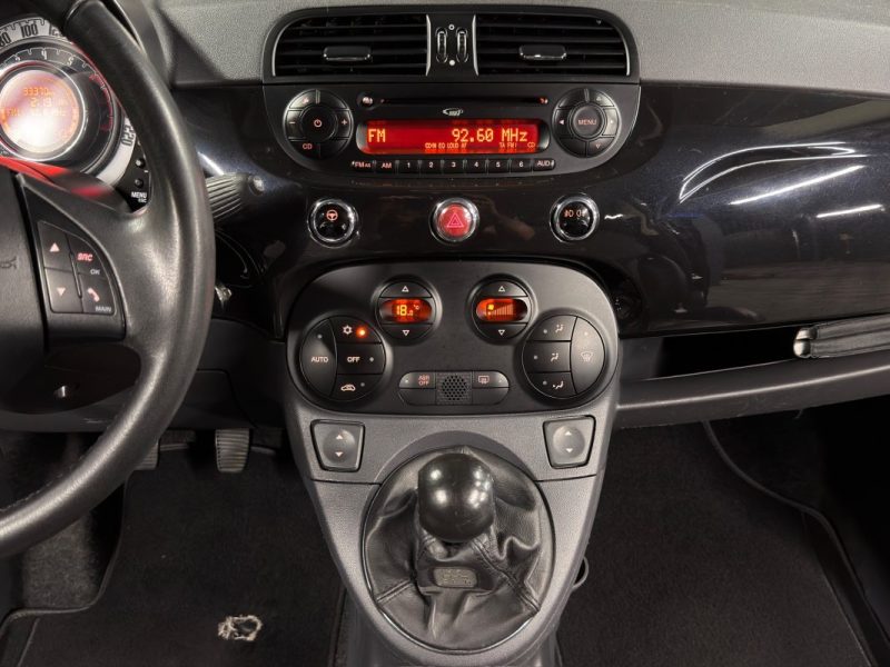 FIAT 500 II LOUNGE 1.2 69 Cv 1ERE MAIN 33 200 Kms INTERIEUR CUIR TOIT PANO CritAir1 - GARANTIE 1 AN