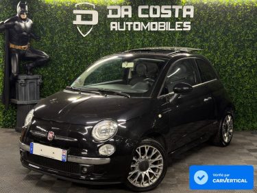 FIAT 500 II LOUNGE 1.2 69 Cv 1ERE MAIN 33 200 Kms INTERIEUR CUIR TOIT PANO CritAir1 - GARANTIE 1 AN