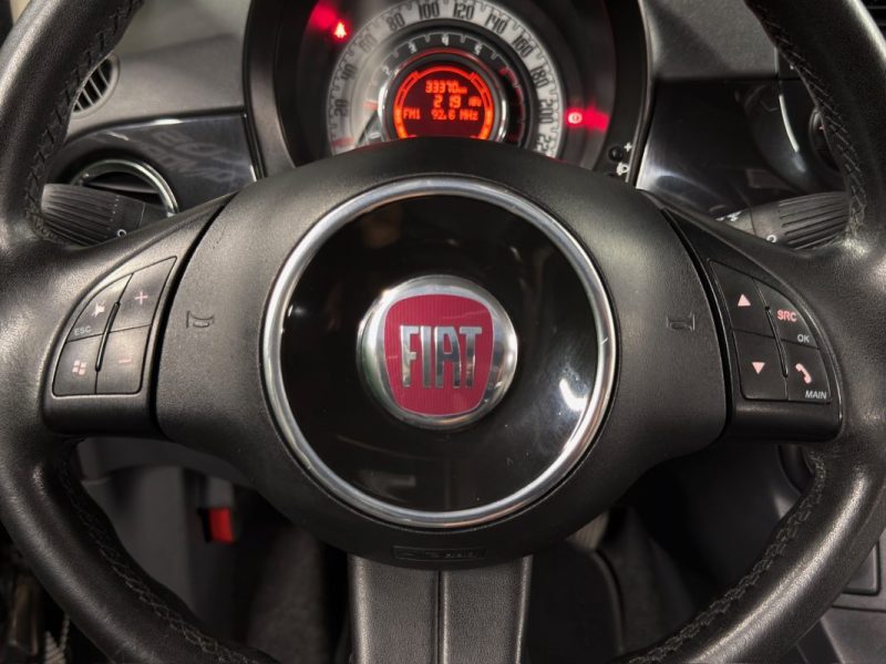 FIAT 500 II LOUNGE 1.2 69 Cv 1ERE MAIN 33 200 Kms INTERIEUR CUIR TOIT PANO CritAir1 - GARANTIE 1 AN