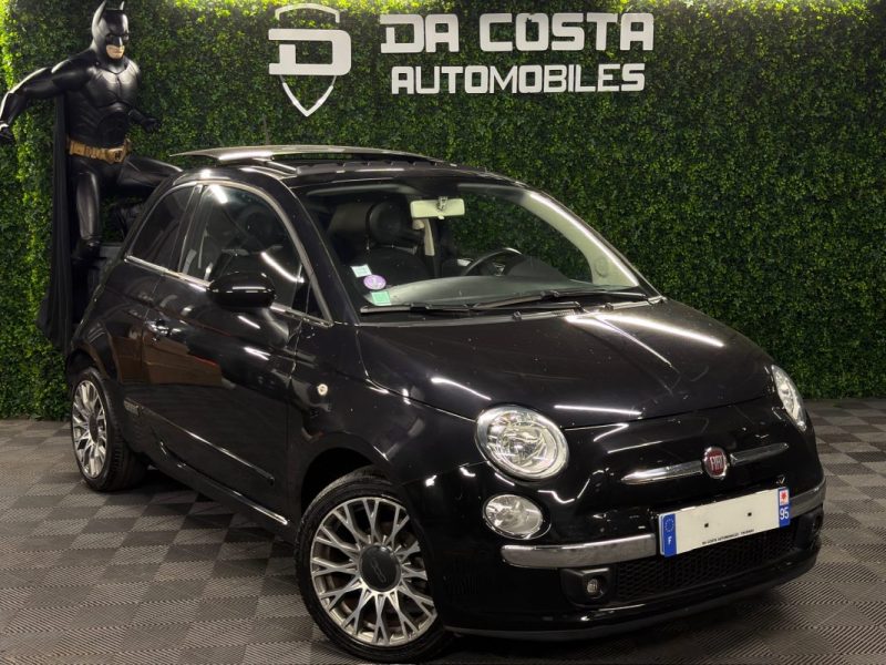 FIAT 500 II LOUNGE 1.2 69 Cv 1ERE MAIN 33 200 Kms INTERIEUR CUIR TOIT PANO CritAir1 - GARANTIE 1 AN