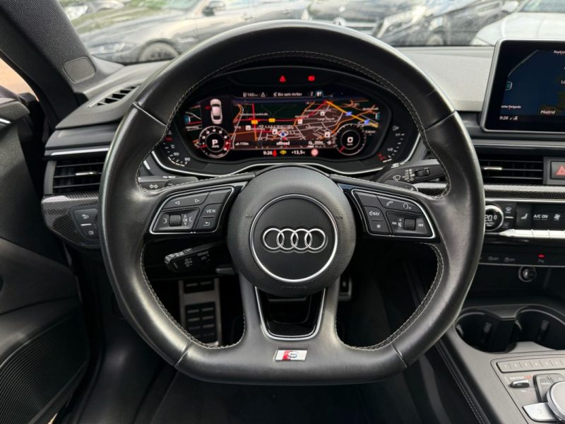 AUDI S5 SPORTBACK 3.0 V6 TFSI 354 QUATTRO BVA8*SIEGES RS*B&O*PANO*VIRTUAL*CAMERA*ACC* 2017