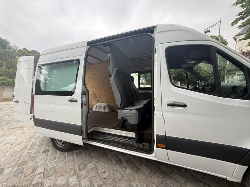 MERCEDES-BENZ SPRINTER  3-T FOURGON 314 CDI CABINE APPRO / 6 PLACES / CARPLAY / 17400 HT / 1ERE MAIN   2021