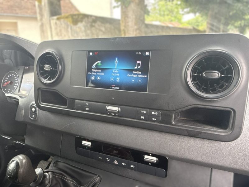 MERCEDES-BENZ SPRINTER  3-T FOURGON 314 CDI CABINE APPRO / 6 PLACES / CARPLAY / 17400 HT / 1ERE MAIN   2021