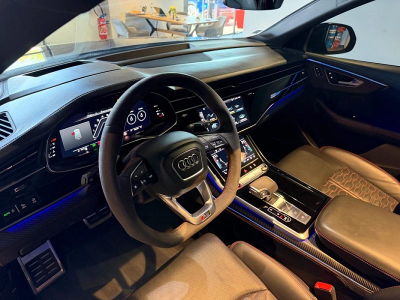 AUDI RS Q8 4.0L TFSI 600 QUATTRO ECHAPP SPORT/TETE HAUTE/B.O/PACK RS DESIGN