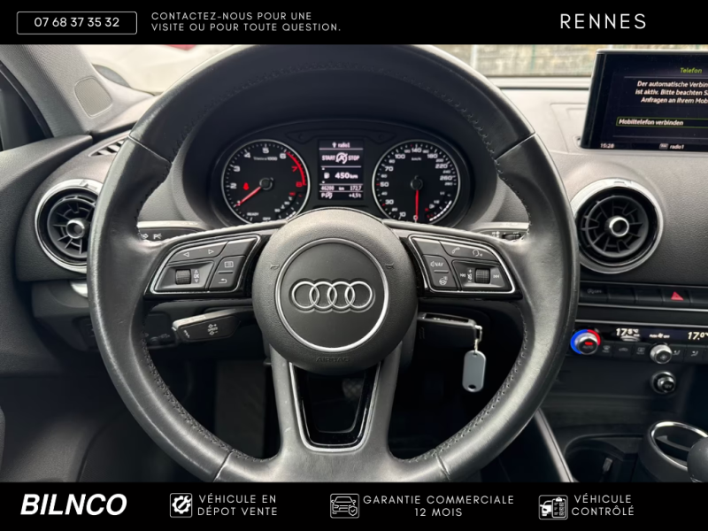 AUDI A3 Berline 35 TFSI 150ch Sport S tronic 7 Euro6d-T