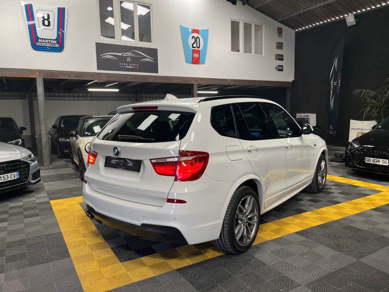 BMW X3 35D PACK M 3.0 313CH (TOIT OUVRANT,ATTELAGE,SIÈGES ÉLECTRIQUES CHAUFFANTS,SONO HARMAN KARDON)