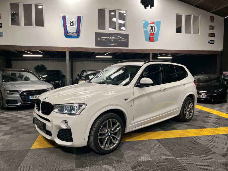BMW X3 35D PACK M 3.0 313CH (TOIT OUVRANT,ATTELAGE,SIÈGES ÉLECTRIQUES CHAUFFANTS,SONO HARMAN KARDON)