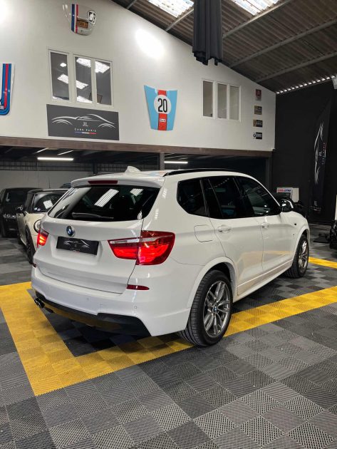 BMW X3 35D PACK M 3.0 313CH (TOIT OUVRANT,ATTELAGE,SIÈGES ÉLECTRIQUES CHAUFFANTS,SONO HARMAN KARDON)