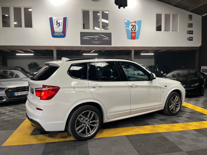 BMW X3 35D PACK M 3.0 313CH (TOIT OUVRANT,ATTELAGE,SIÈGES ÉLECTRIQUES CHAUFFANTS,SONO HARMAN KARDON)